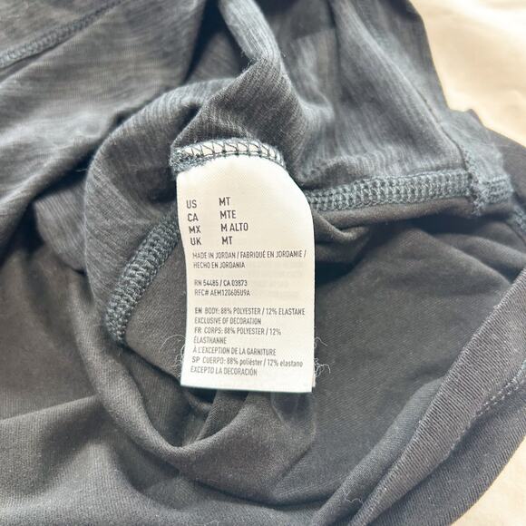 American Eagle Black Active Flex Polo Shirt Moisture-Wicking Men’s Size M Tall - Picture 6 of 6